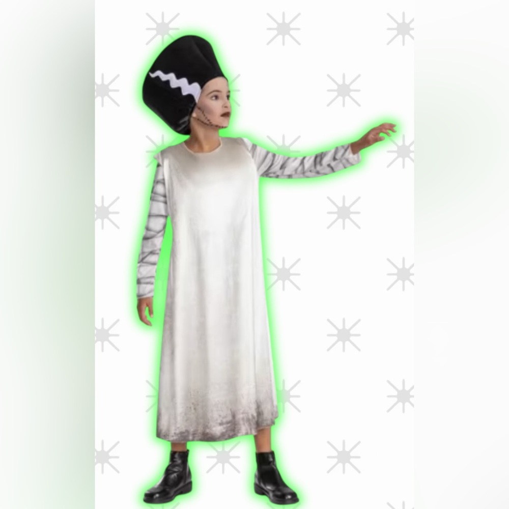 Bride of Frankenstein Girls Costume (DRESS ONLY)